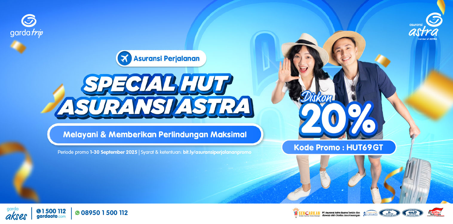 Promo Asuransi Perjalanan Domestik & Internasional